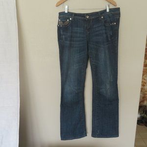 Juniors Grace in LA Distressed Jeans Sz 13
